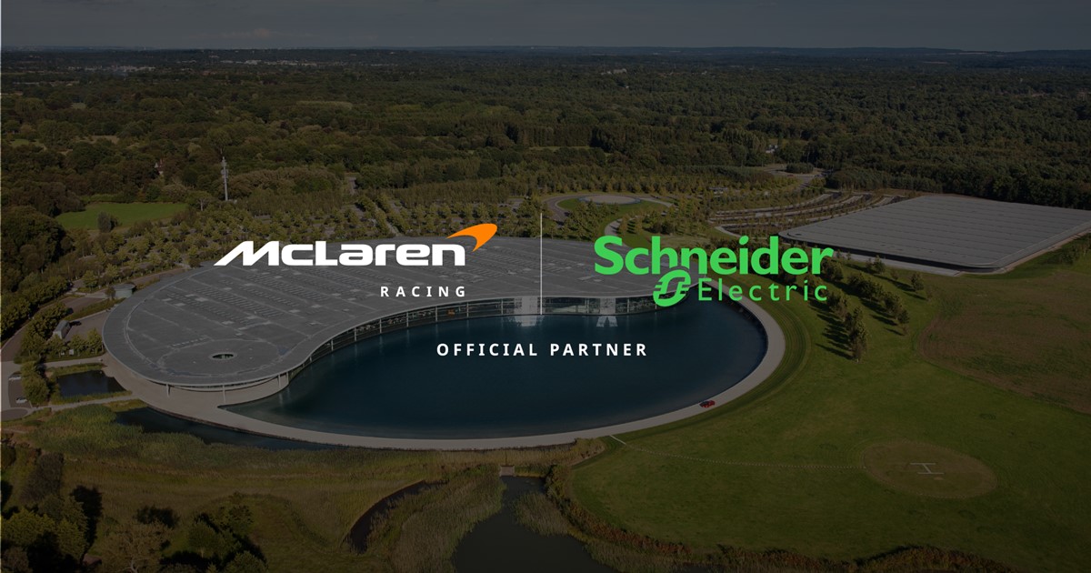 Schneider Electric postao službeni partner za energetsku tehnologiju McLaren Racinga