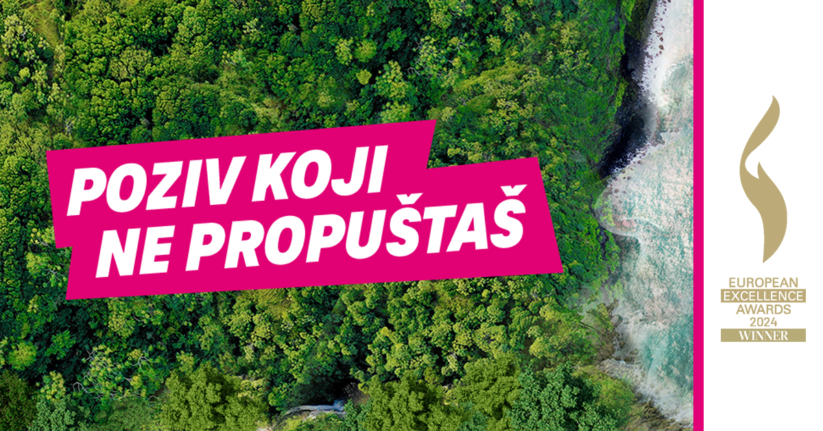 'Poziv koji ne propuštaš' Hrvatskog Telekoma - najbolja europska kampanja o održivosti