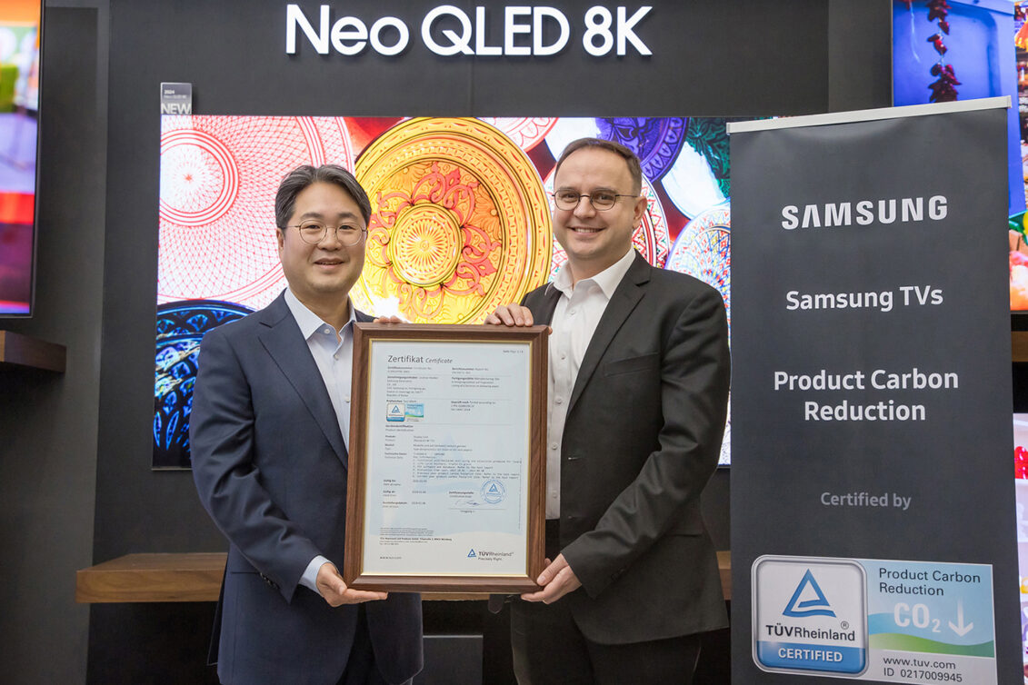 Samsungu TÜV Rheinland certifikat za smanjenje ugljičnog otiska