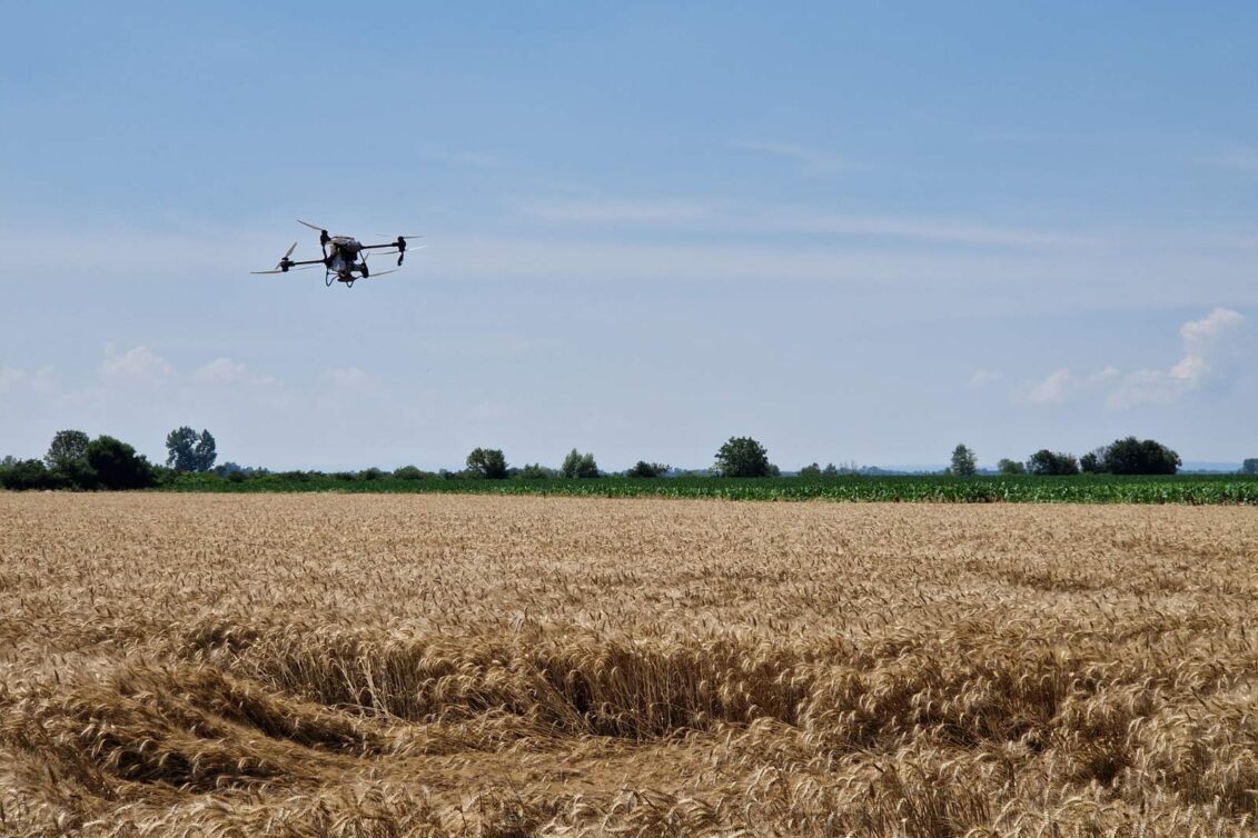 FOTO U Strizivojni predstavili prvu sjetvu dronom